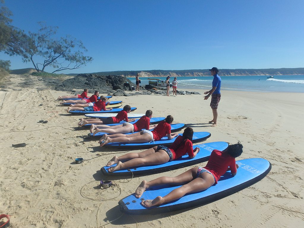 Learn to Surf Australias Longest Wave Great Beach Drive Adventure  - Rainbow Beach 3 hour trip