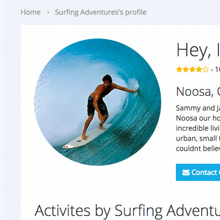 about surfing adventures